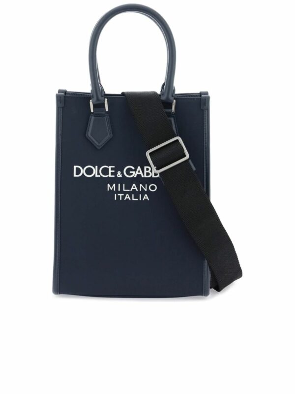 Small Nylon Tote Bag With Logo 0