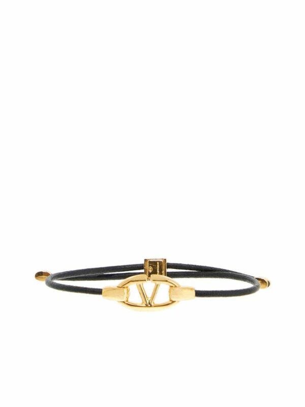 Leather Vlogo Bracelet The Bold Edition 0