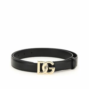 Smooth Leather Logo Belt 0