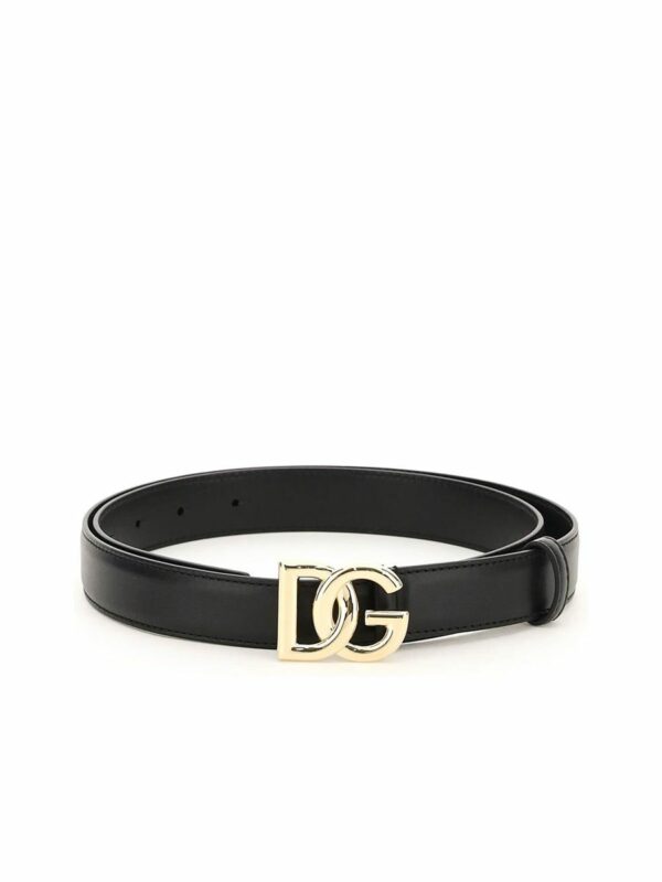 Smooth Leather Logo Belt 0