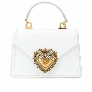 Sacred Heart Plaque Chainlink Shoulder Handbag 0