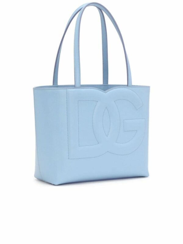 Dolce  Gabbana Embossed Logo Shoulder Bag 3