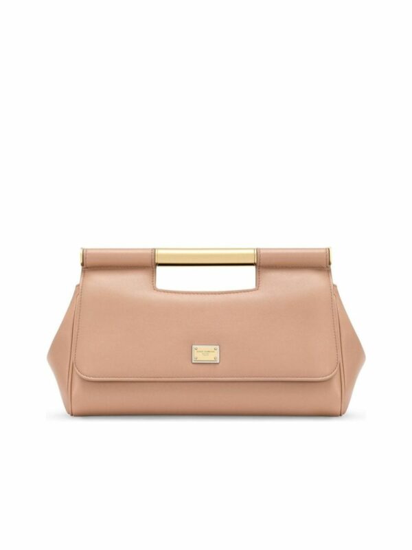 Single Metallic Top Handle Clutch 0