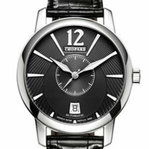 Chopard L.u.c. Classic Twin Automatic Black Dial Mens Watch 161880-1001