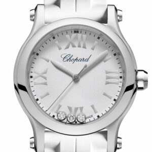 Chopard Happy Sport White Dial Ladies Watch 278590-3001