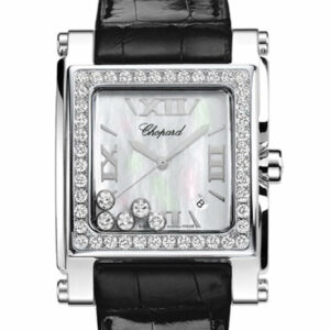 Chopard Happy Sport Square Quartz Ladies Watch 288448-2001