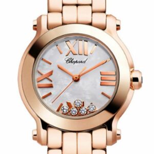 Chopard Happy Sport Rose Gold Mother Of Pearl Dial 274189/5003 Watch