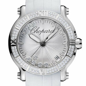 Chopard Happy Sport Round Quartz 36Mm Ladies Watch 278551-3003