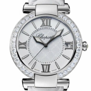 Chopard Imperiale Automatic Mother Of Pearl Diamond Leather Strap Womens Watch 388531-3008