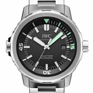 Iwc Aquatimer Black Dial Stainless Steel 42Mm Mens Watch Iw329002