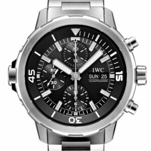 Iwc Aquatimer Automatic Chronograph Black Dial Stainless Steel 44Mm Mens Watch Iw376804