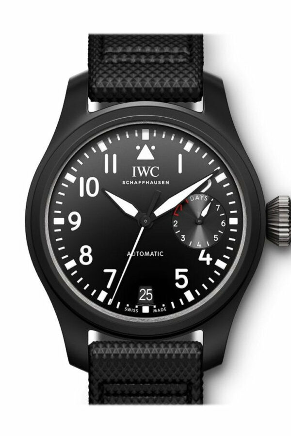 Iwc Big Pilot Top Gun Automatic Black Dial 46Mm Mens Watch Iw502001