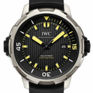 Iwc Aquatimer Black Dial Automatic Mens Watch Iw358001