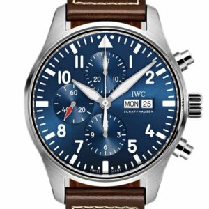 Iwc Pilot Blue Chronogragh Petite Prince Iw377714 Watch