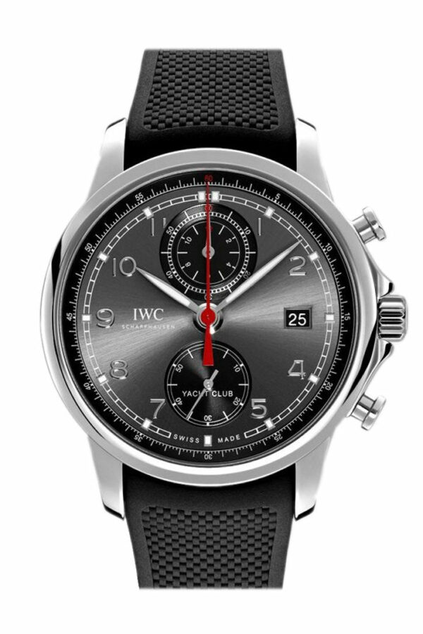 Iwc Portugieser Yacht Club Automatic Anthracite Dial Black Rubber 43.5Mm Mens Watch Iw390503