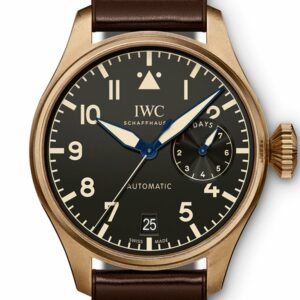 Iwc Big Pilots Heritage Black Dial Brown Leather Mens Watch Iw501005