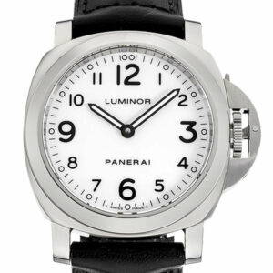 Panerai Luminor Base Stainless Steel Manual Pam00114 White Watch