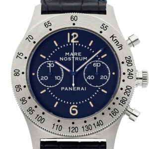 Panerai Mare Nostrum Acciaio Chronograph Blue Dial Mens Watch Pam00716