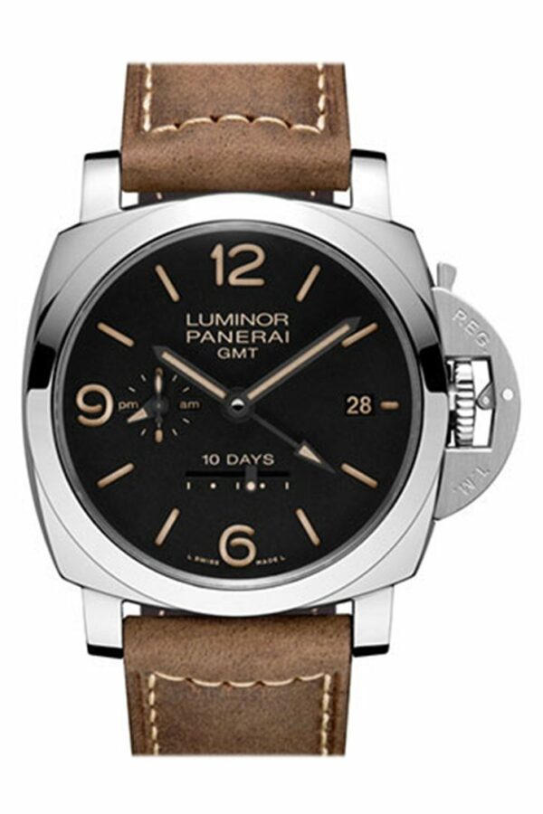 Panerai Luminor 1950 10 Days Gmt Black Dial Mens Watch Pam00533