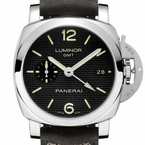 Panerai Luminor 1950 3 Days Gmt Automatic Acciaio 42Mm Black Dial Mens Watch Pam00535