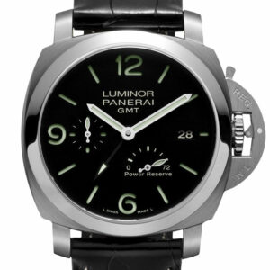 Panerai Luminor 1950 3 Days Gmt Power Reserve Automatic Acciaio 44Mm Black Dial Mens Watch Pam00321