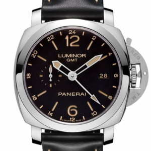 Panerai Luminor 1950 3 Days Gmt 24H Automatic Acciaio 44Mm Black Dial Mens Watch Pam00531