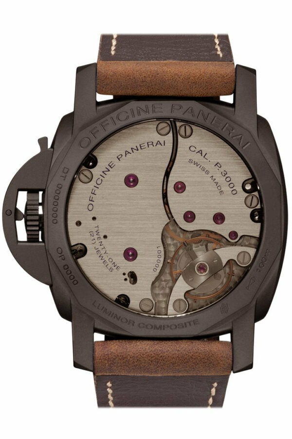 Panerai Luminor 1950 3 Days Composite 47Mm Brown Dial Mens Watch Pam00375