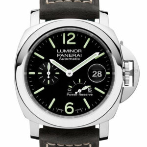 Panerai Luminor Power Reserve Automatic Acciaio 44Mm Black Dial Mens Watch Pam01090