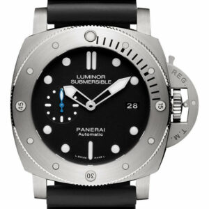 Panerai Luminor Submersible 1950 3 Days Automatic Titanio 47Mm Black Dial Mens Watch Pam01305