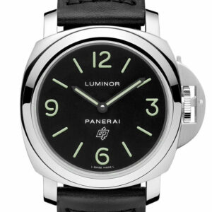 Panerai Luminor Base Logo Acciaio 44Mm Black Dial Mens Watch Pam01000