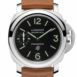 Panerai Luminor Marina Logo Acciaio 44Mm Black Dial Mens Watch Pam01005