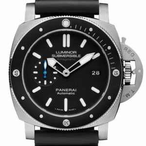 Panerai Luminor Submersible 1950 Amagnetic 3 Days Automatic Titanio 47Mm Black Dial Mens Watch