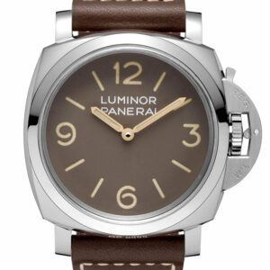 Panerai Luminor Marina 1950 3 Days Acciao 47Mm Brown Dial Mens Watch Pam00663