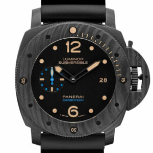 Panerai Luminor Submersible 1950 Carbotech 3 Days Automatic 47Mm Black Dial Mens Watch Pam00616