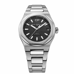 Girard-Perregaux Laureato 42mm - Girard-Perregaux Laureato in a 42mm stainless steel case with black dial on stainless steel bracelet, featuring a date display and automatic movement with 54 hours power reserve.