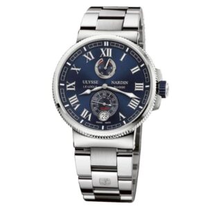 Ulysse Nardin, Marine Chronometer Manufacture 43mm Steel And Titanium Watch, Ref. # 1183-126-7M/60