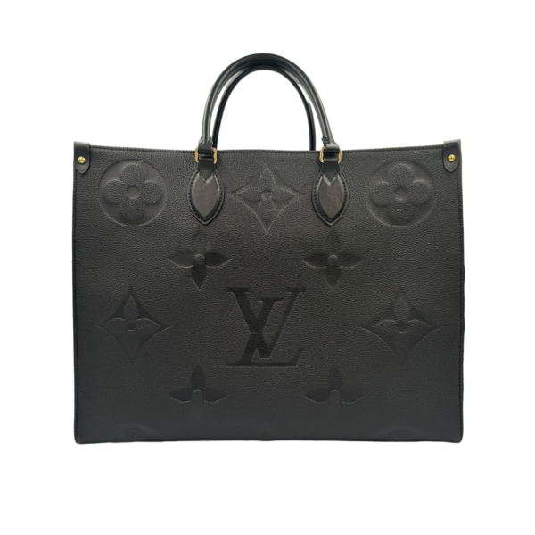 LV Onthego MM Black Monogram Empreinte