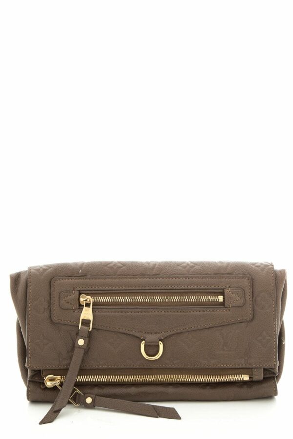 LV Brown Monogram Empreinte Petillante Clutch - Image 6