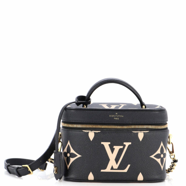 LV Vanity Handbag Bicolor Monogram Empreinte Giant PM