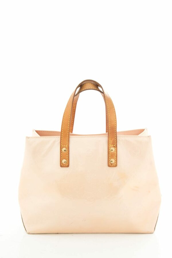 LV Nude Patent "Vernis" Mini Tote - Image 3