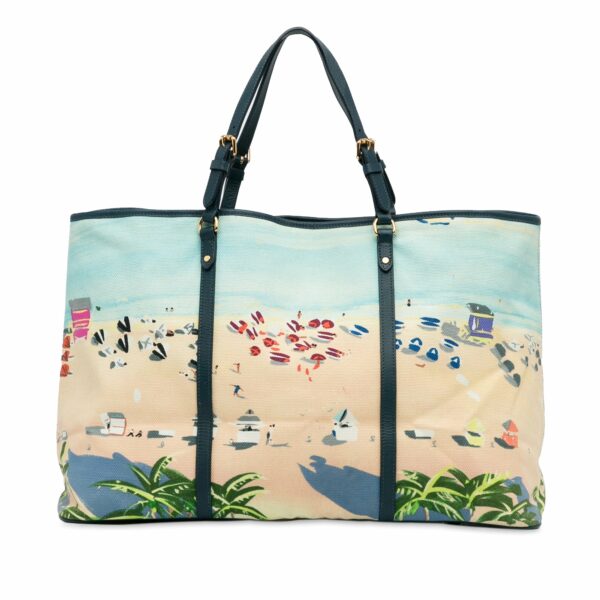 Blue LV Ailleurs Cabas Promenade GM Tote Bag - Image 3