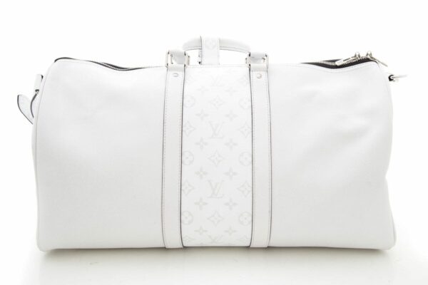 LV White Travel Duffle - Image 4