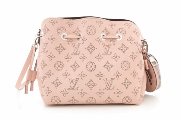 LV Pink Monogram Mahina Bella Bucket Handbag - Image 3