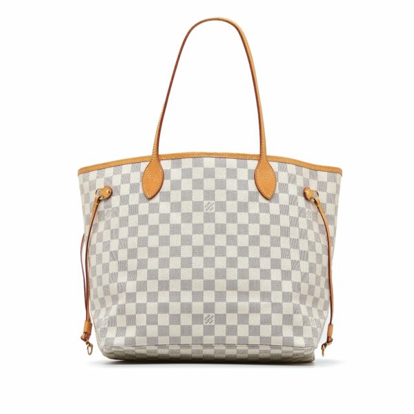 LV Neverfull MM Damier Azur Canvas - Image 10