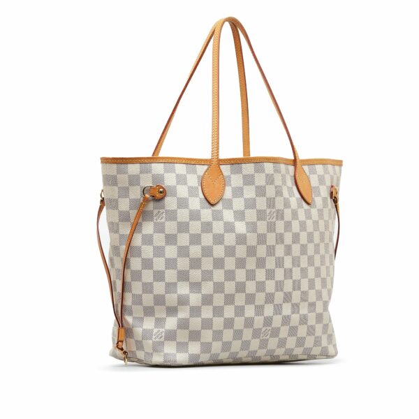 LV Neverfull MM Damier Azur Canvas