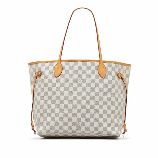 LV Neverfull MM Damier Azur Canvas - Image 2