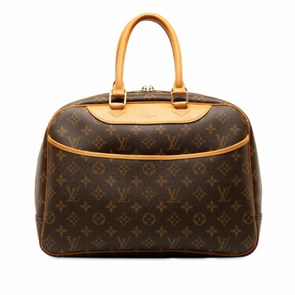 Brown LV Monogram Deauville Handbag