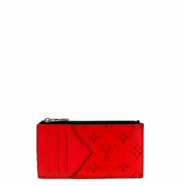 LV Taigarama Coin/Card Holder - Red Monogram - Image 7