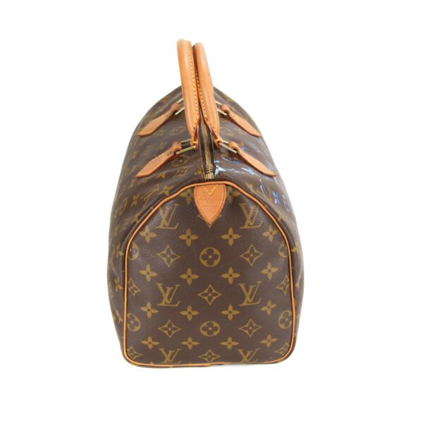 Upcycled LV Speedy 30 Monogram Canvas - Blue Specter - Image 9