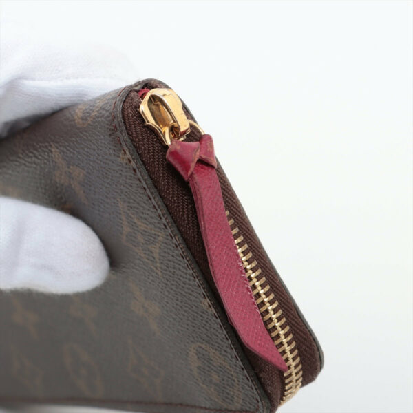 LV Monogram Clemence Long Wallet Fuschia - Image 10